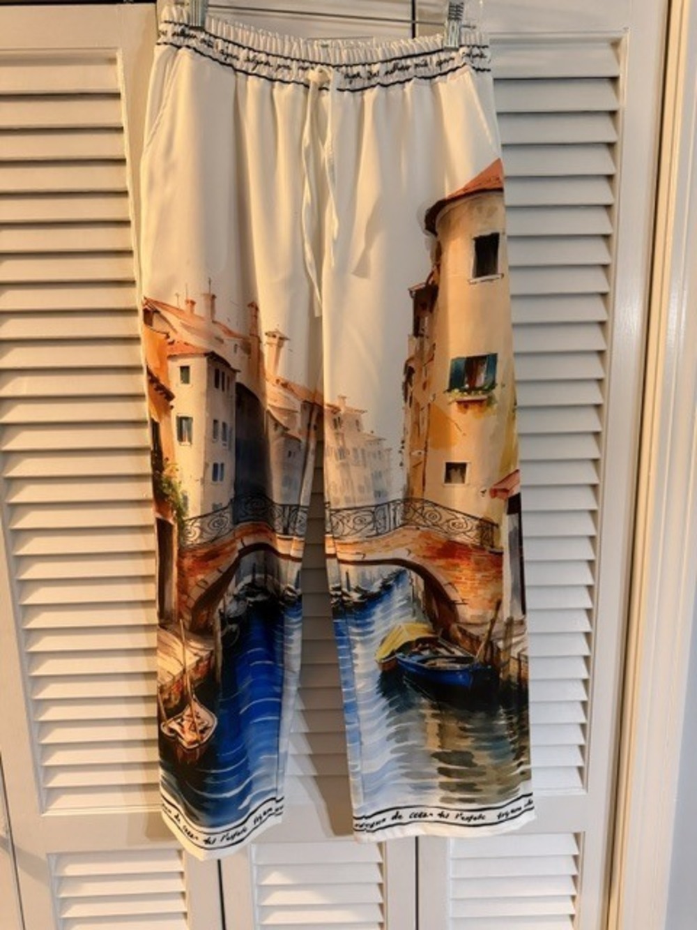 L553 | Loowie Venice Bridge Pants | White | Coordinating Piece | One Size S-L